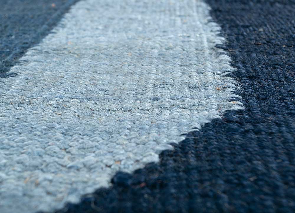 daaira blue jute and hemp Flat Weaves Rug - CloseUp
