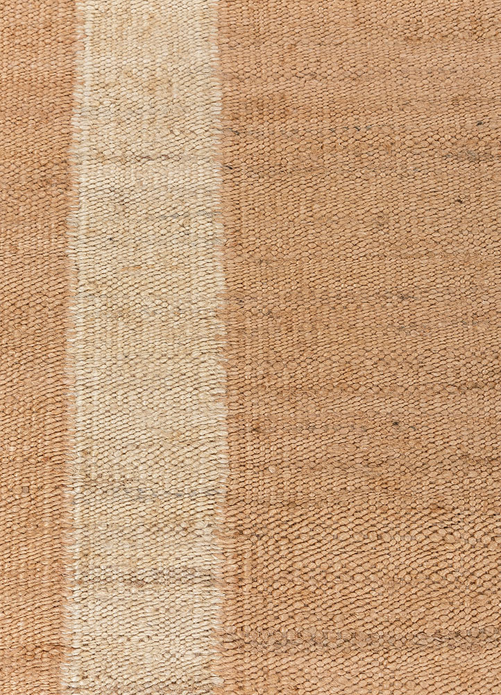 daaira beige and brown jute and hemp Flat Weaves Rug - CloseUp