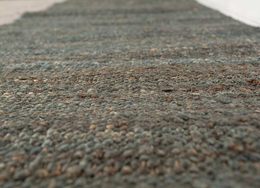 daaira grey and black jute and hemp Flat Weaves Rug - CloseUp