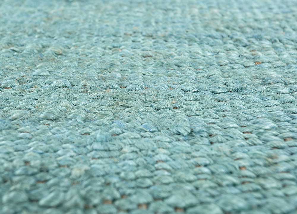 daaira blue jute and hemp Flat Weaves Rug - CloseUp