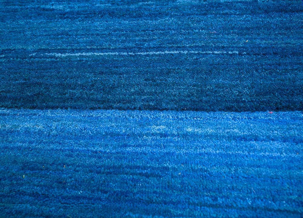 brahmaand blue wool Hand Knotted Rug - CloseUp brahmaand blue wool Hand Knotted Rug - CloseUp