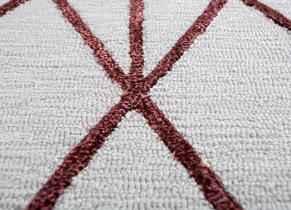 jaipur wunderkammer ivory wool and viscose Hand Tufted Rug - CloseUp jaipur wunderkammer ivory wool and viscose Hand Tufted Rug - CloseUp