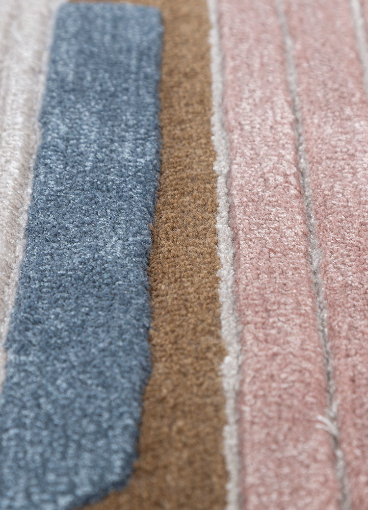 jaipur wunderkammer ivory wool and viscose Hand Tufted Rug - CloseUp jaipur wunderkammer ivory wool and viscose Hand Tufted Rug - CloseUp