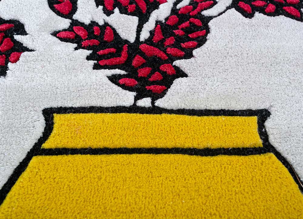 concoction blue wool and viscose Hand Tufted Rug - CloseUp concoction blue wool and viscose Hand Tufted Rug - CloseUp