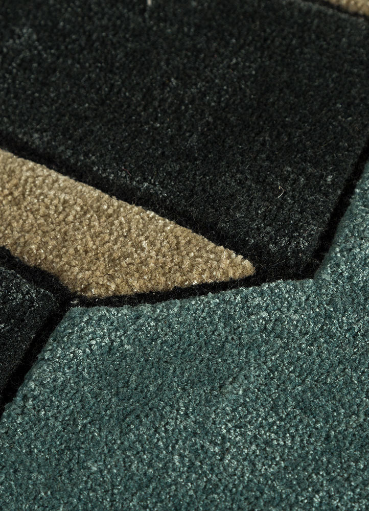 archetype multi wool and viscose Hand Tufted Rug - CloseUp archetype multi wool and viscose Hand Tufted Rug - CloseUp