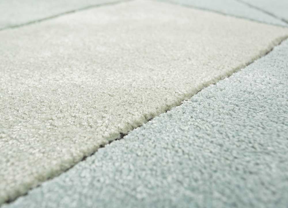 archetype blue wool and viscose Hand Tufted Rug - CloseUp archetype blue wool and viscose Hand Tufted Rug - CloseUp