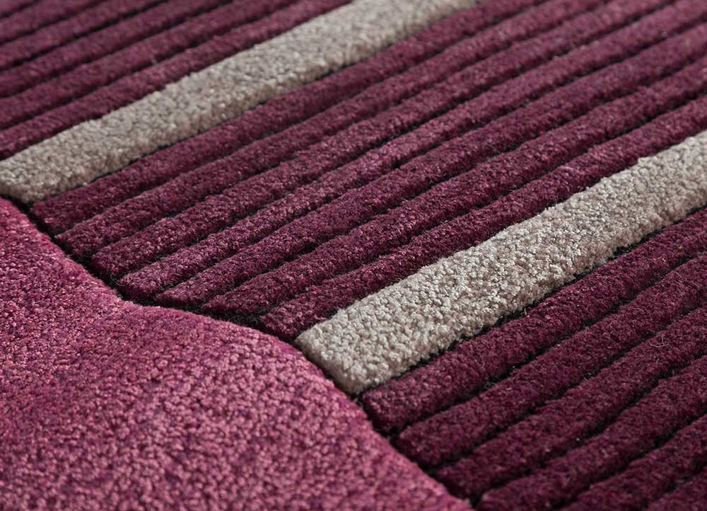 archetype pink and purple wool and viscose Hand Tufted Rug - CloseUp archetype pink and purple wool and viscose Hand Tufted Rug - CloseUp