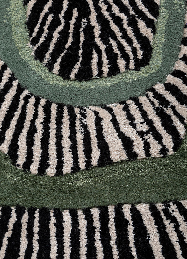 adrift grey and black wool and viscose Hand Tufted Rug - CloseUp adrift grey and black wool and viscose Hand Tufted Rug - CloseUp