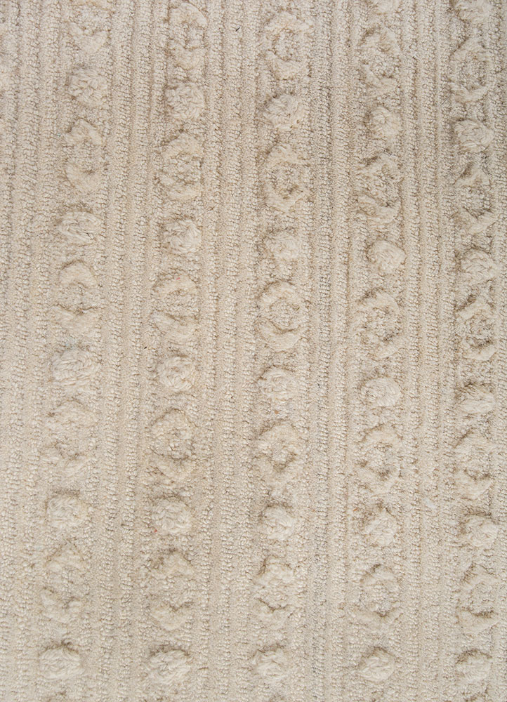 pathways ivory wool Hand Tufted Rug - CloseUp pathways ivory wool Hand Tufted Rug - CloseUp