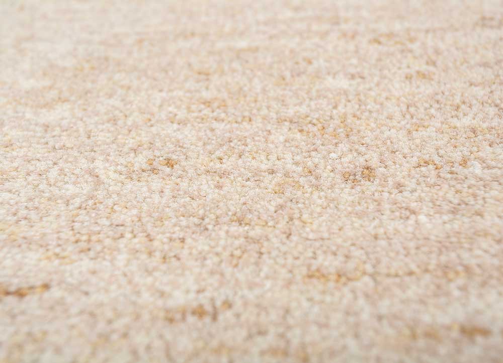 come around ivory wool and viscose Hand Tufted Rug - CloseUp
