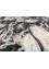 diwar grey and black wool Wall Art Rug - CloseUp diwar grey and black wool Wall Art Rug - CloseUp