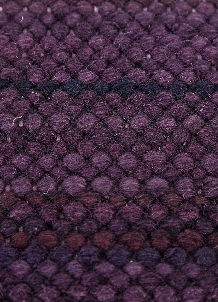 abrash pink and purple wool Flat Weaves Rug - CloseUp abrash pink and purple wool Flat Weaves Rug - CloseUp