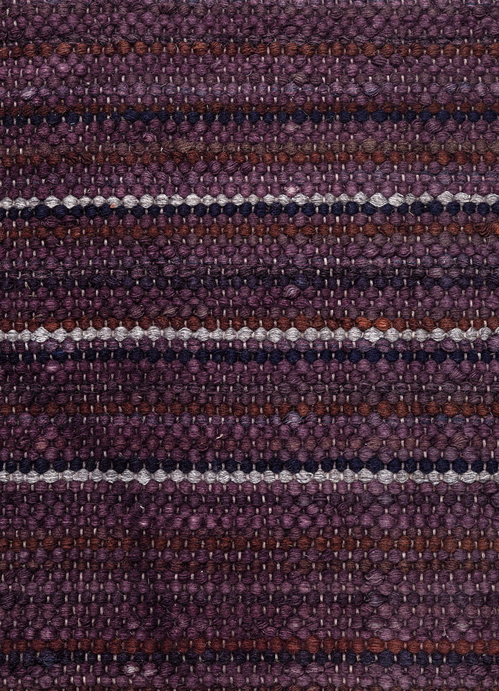 abrash pink and purple wool Flat Weaves Rug - CloseUp abrash pink and purple wool Flat Weaves Rug - CloseUp