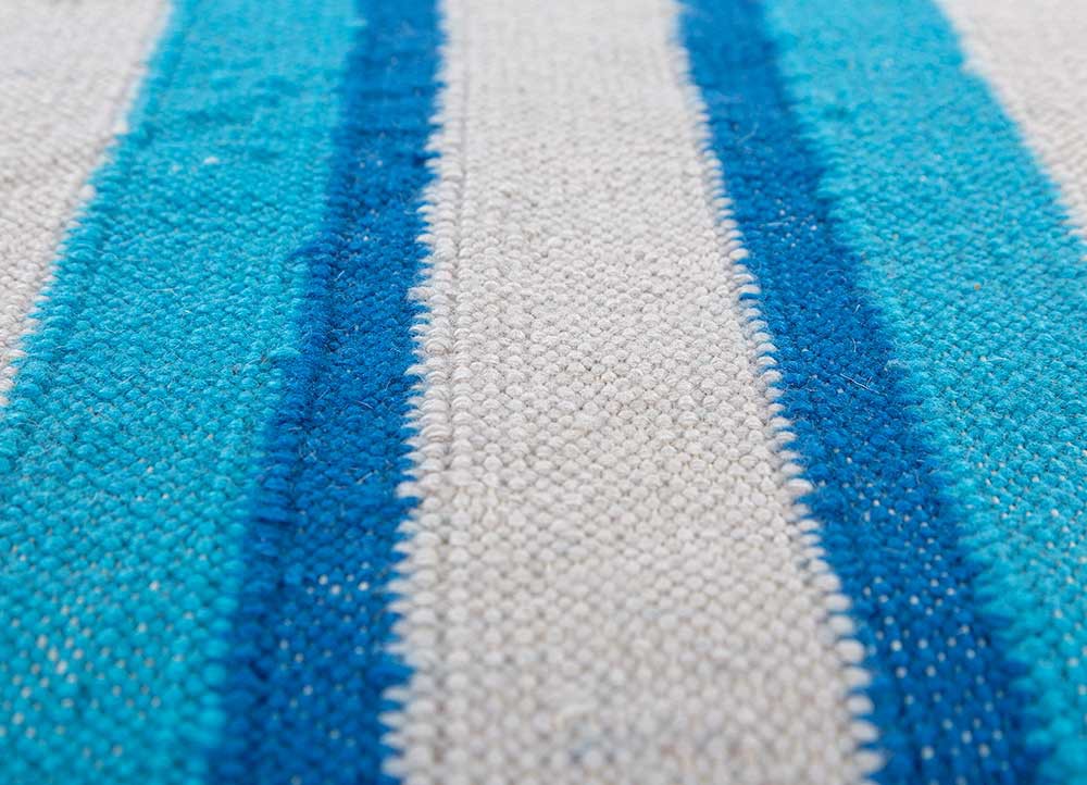 checkers grey and black wool Flat Weaves Rug - CloseUp checkers grey and black wool Flat Weaves Rug - CloseUp