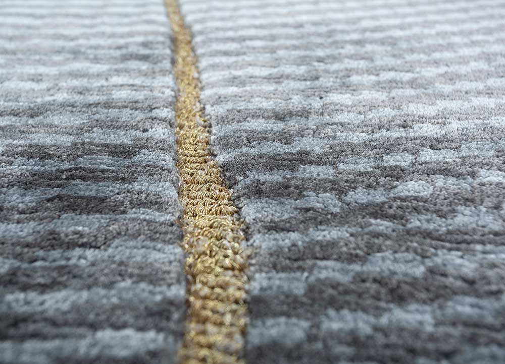 azalea blue bamboo silk Hand Knotted Rug - CloseUp azalea blue bamboo silk Hand Knotted Rug - CloseUp