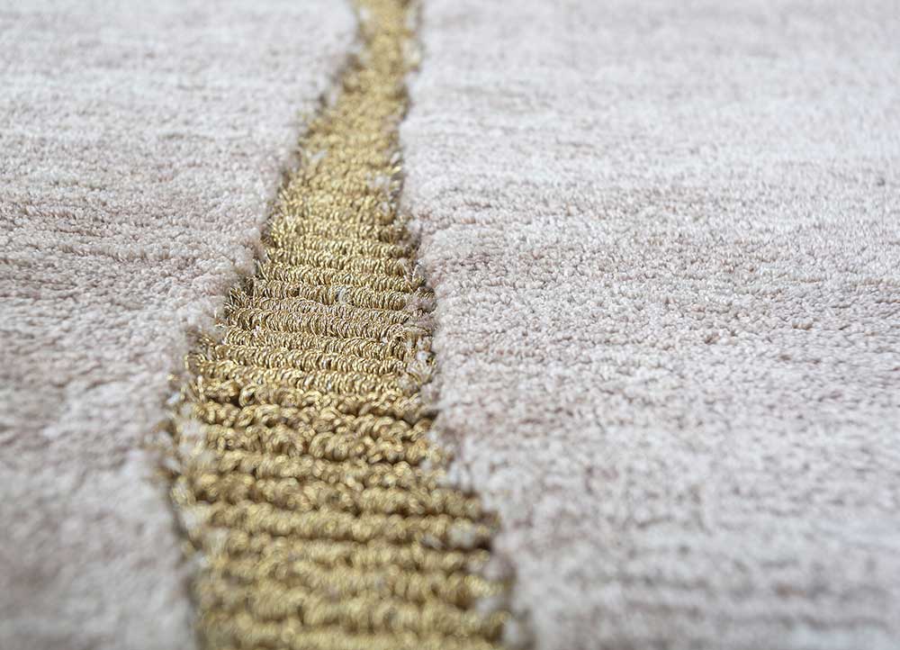 azalea ivory bamboo silk Hand Knotted Rug - CloseUp azalea ivory bamboo silk Hand Knotted Rug - CloseUp