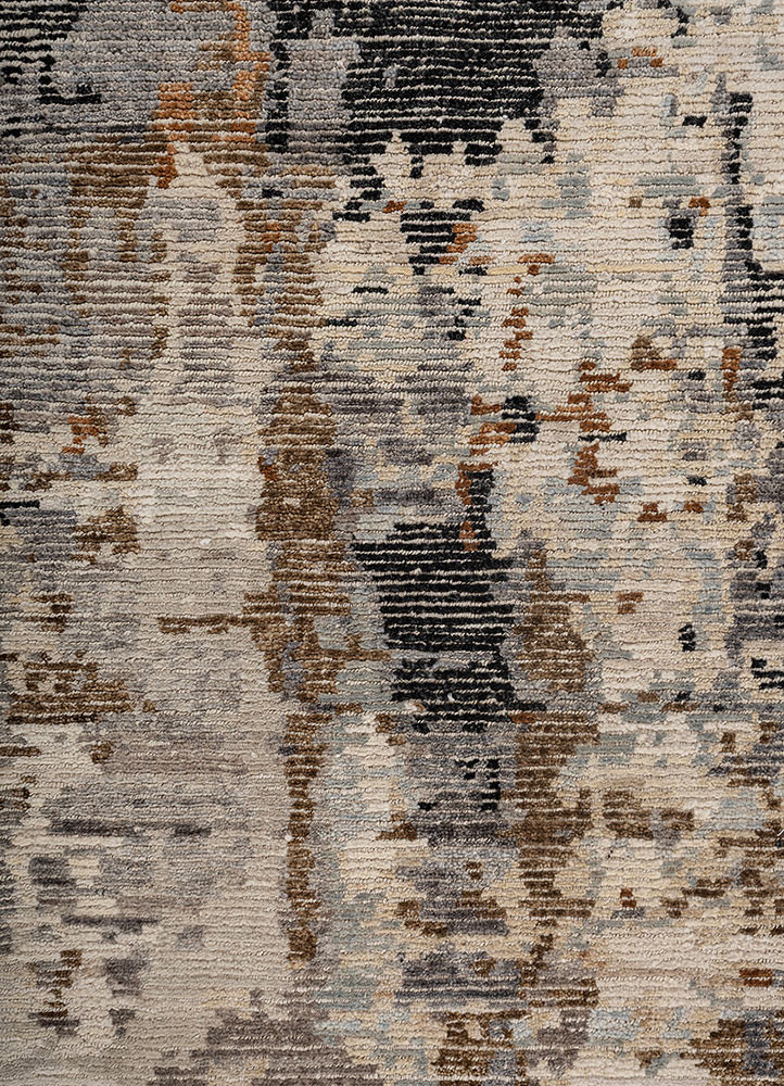 aprezo ivory wool Hand Knotted Rug - CloseUp aprezo ivory wool Hand Knotted Rug - CloseUp