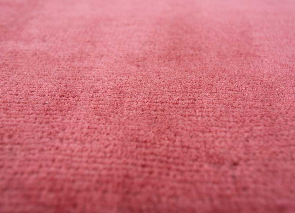 sthir red and orange wool Hand Knotted Rug - CloseUp sthir red and orange wool Hand Knotted Rug - CloseUp