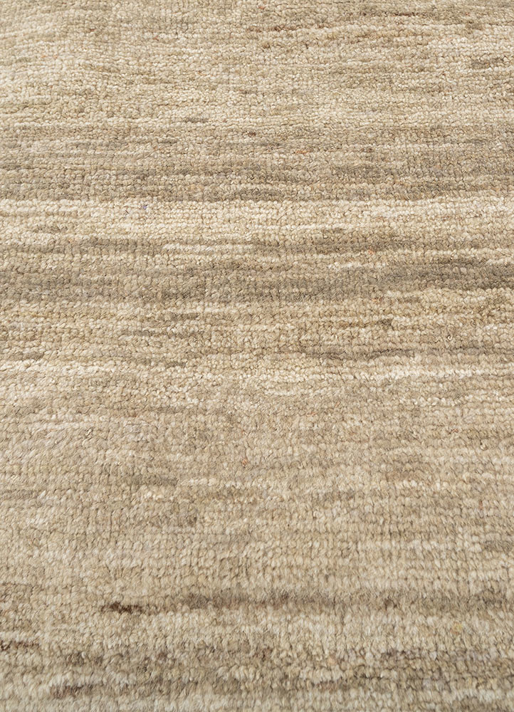 blythe beige and brown wool Hand Knotted Rug - CloseUp blythe beige and brown wool Hand Knotted Rug - CloseUp