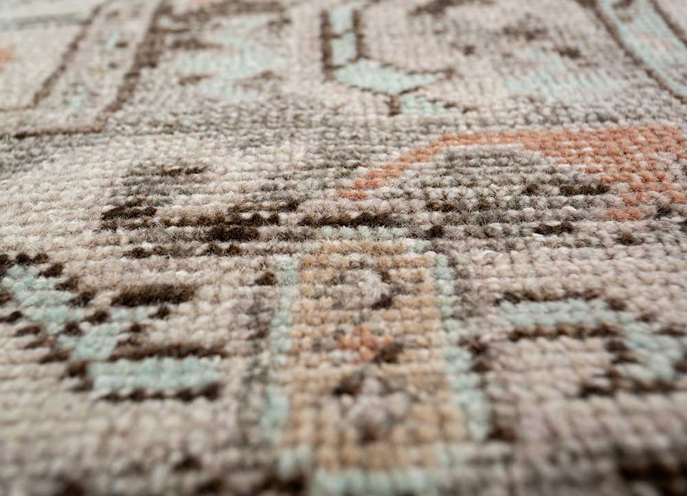 savana pink and purple wool Hand Knotted Rug - CloseUp savana pink and purple wool Hand Knotted Rug - CloseUp