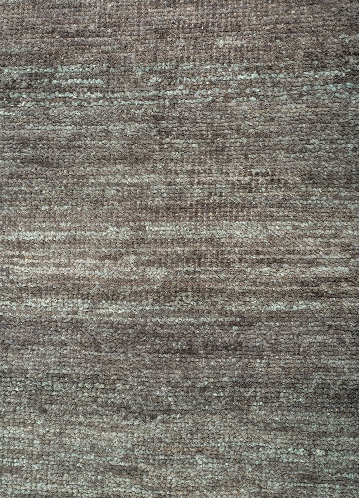 bylthe blue afghan wool Hand Knotted Rug - CloseUp