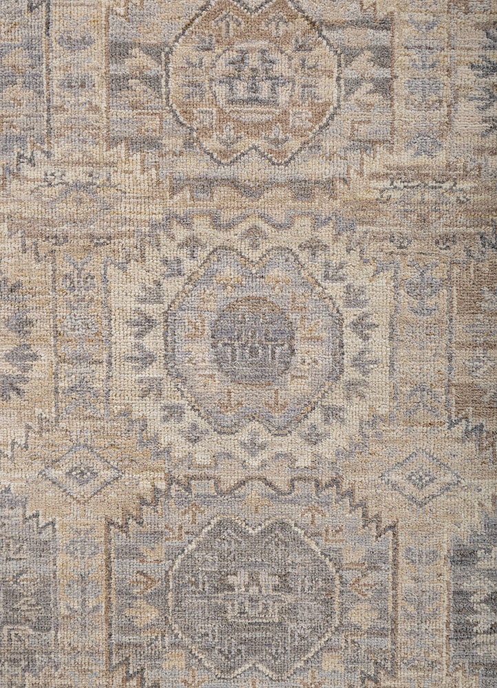 savana grey and black wool Hand Knotted Rug - CloseUp savana grey and black wool Hand Knotted Rug - CloseUp