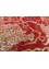 cyanna red and orange wool and silk Hand Knotted Rug - CloseUp cyanna red and orange wool and silk Hand Knotted Rug - CloseUp