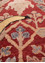 playing with tradition red and orange wool and silk Hand Knotted Rug - CloseUp playing with tradition red and orange wool and silk Hand Knotted Rug - CloseUp