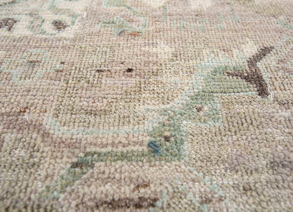 someplace in time ivory wool Hand Knotted Rug - CloseUp someplace in time ivory wool Hand Knotted Rug - CloseUp