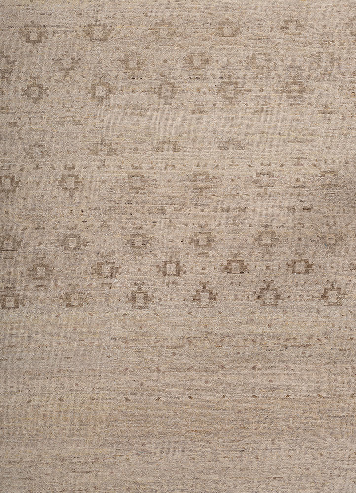 someplace in time ivory wool Hand Knotted Rug - CloseUp someplace in time ivory wool Hand Knotted Rug - CloseUp