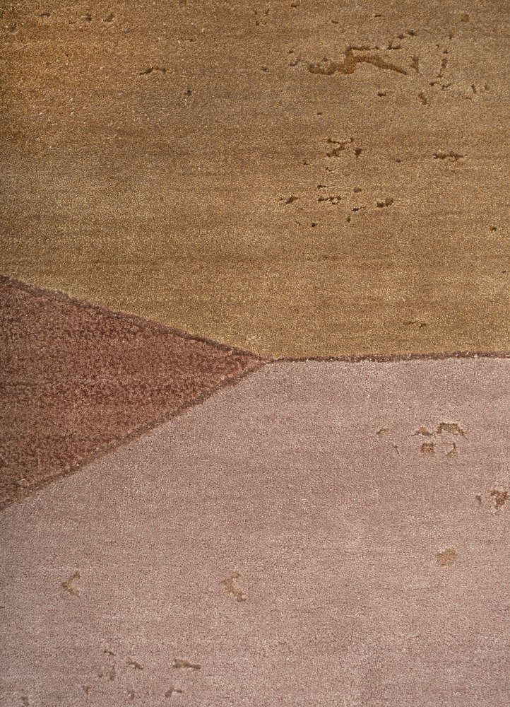 unfold by kavi pink and purple wool and bamboo silk Hand Knotted Rug - CloseUp unfold by kavi pink and purple wool and bamboo silk Hand Knotted Rug - CloseUp