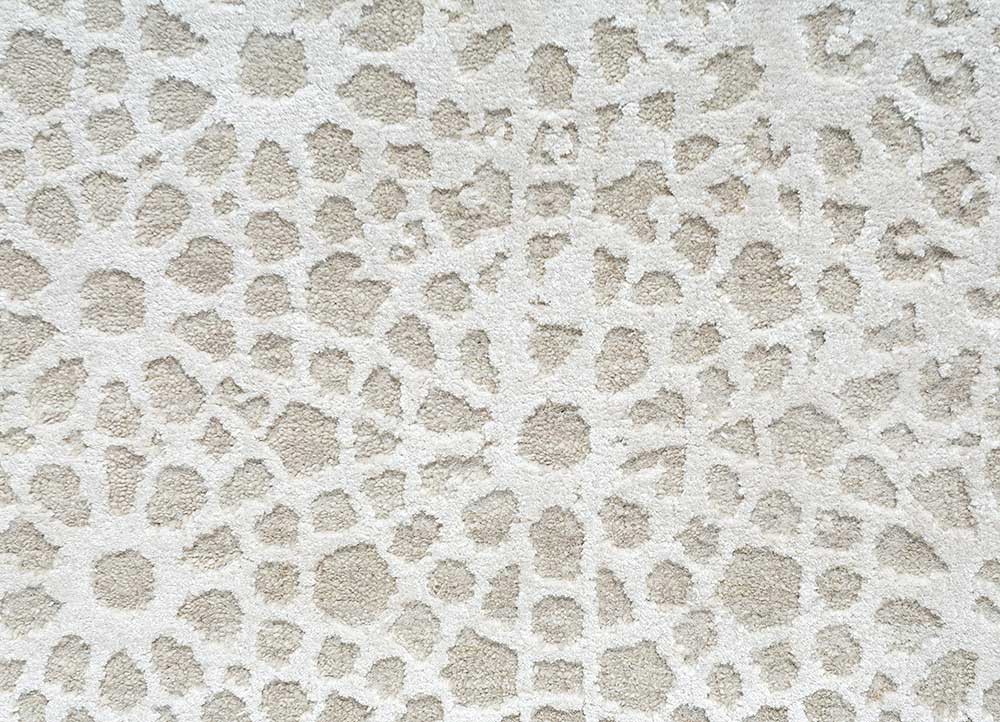 tattvam ivory wool and bamboo silk Hand Knotted Rug - CloseUp tattvam ivory wool and bamboo silk Hand Knotted Rug - CloseUp