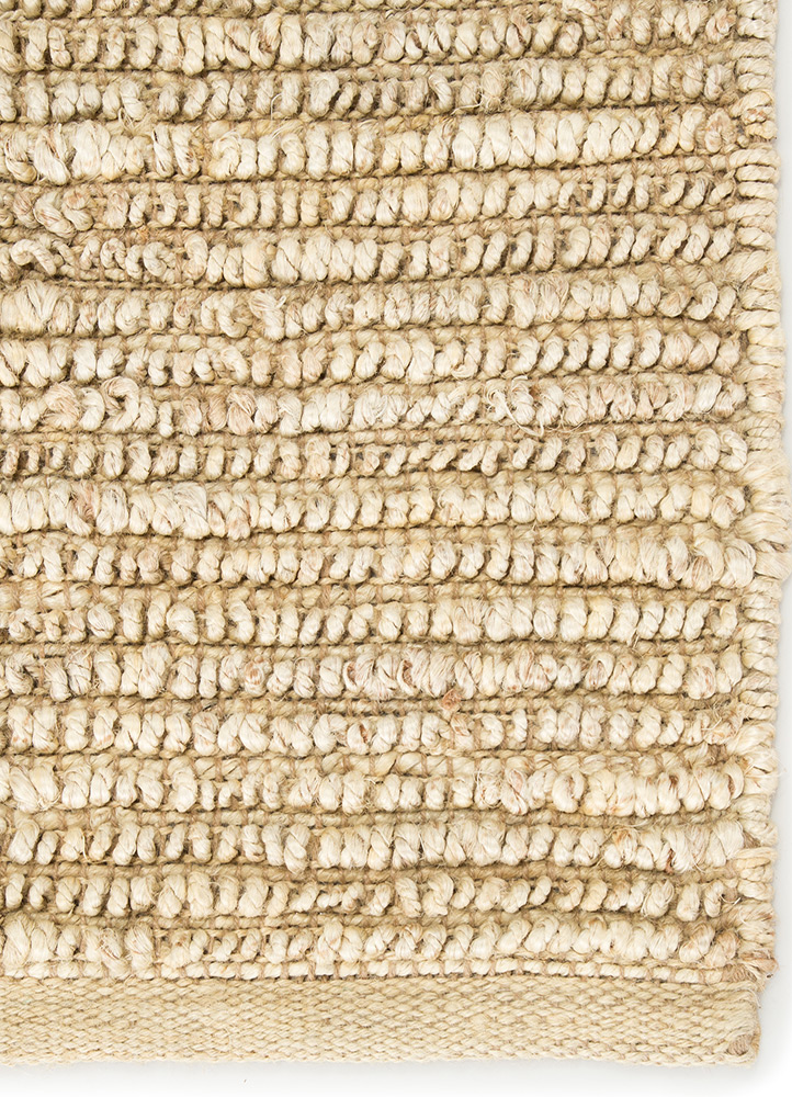 nomadic threads beige and brown jute and hemp Flat Weaves Rug - CloseUp