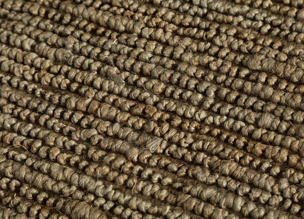 nomadic threads beige and brown jute and hemp Flat Weaves Rug - CloseUp