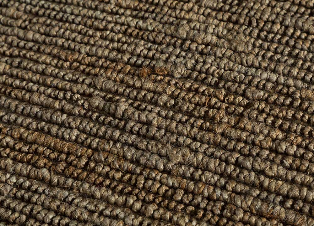 nomadic threads beige and brown jute and hemp Flat Weaves Rug - CloseUp