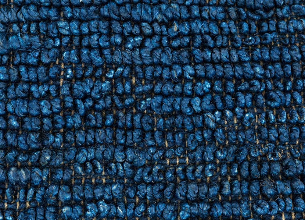 nomadic threads blue jute and hemp Flat Weaves Rug - CloseUp