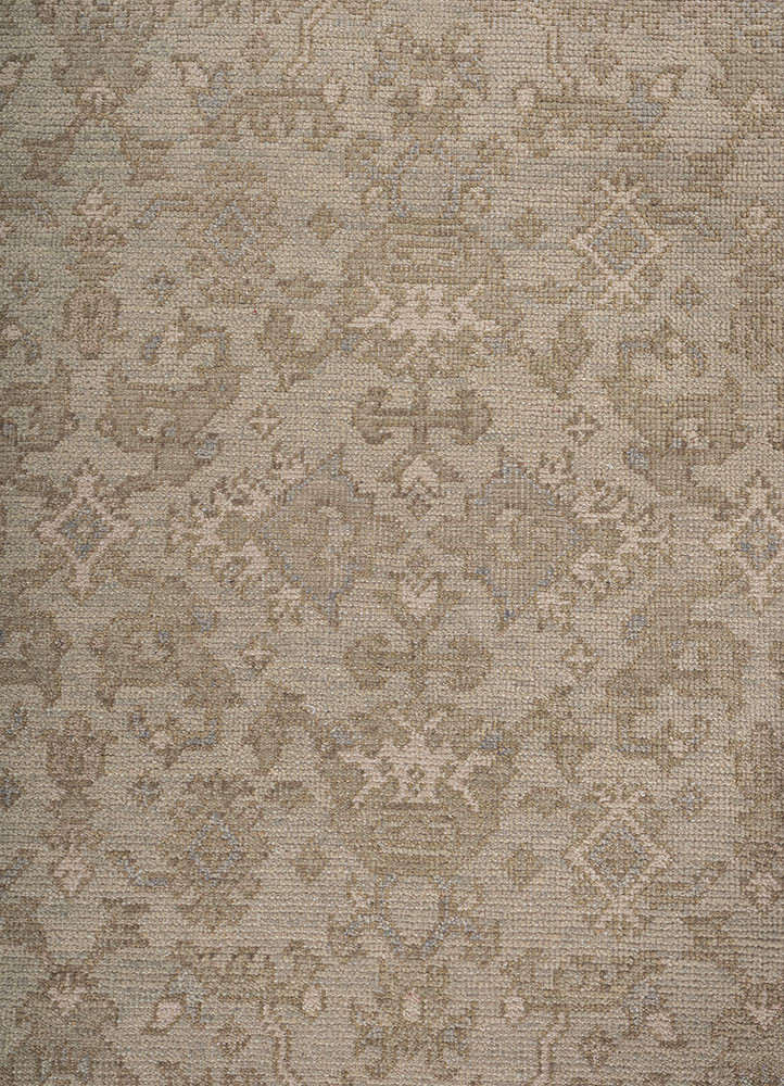 erbe blue wool Hand Knotted Rug - CloseUp erbe blue wool Hand Knotted Rug - CloseUp