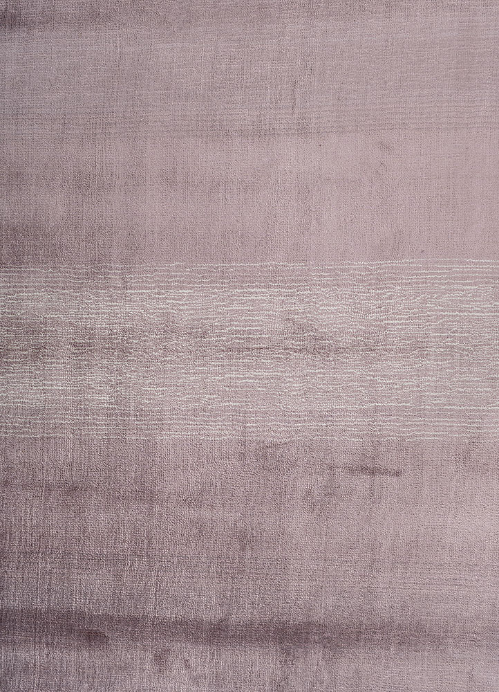 basis beige and brown viscose Hand Loom Rug - CloseUp