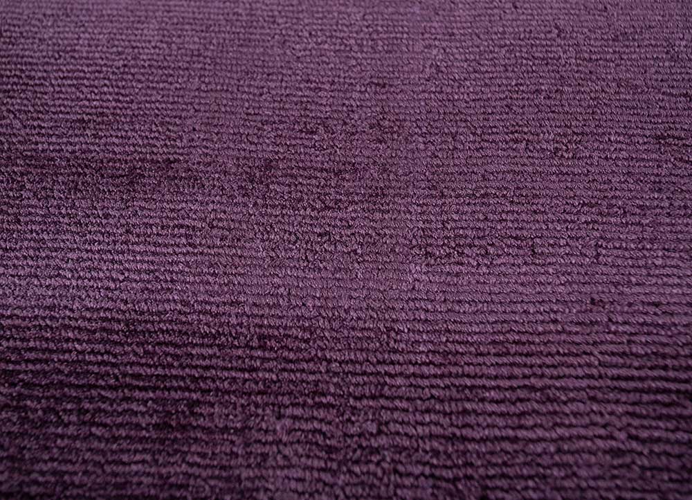 basis pink and purple viscose Hand Loom Rug - CloseUp basis pink and purple viscose Hand Loom Rug - CloseUp