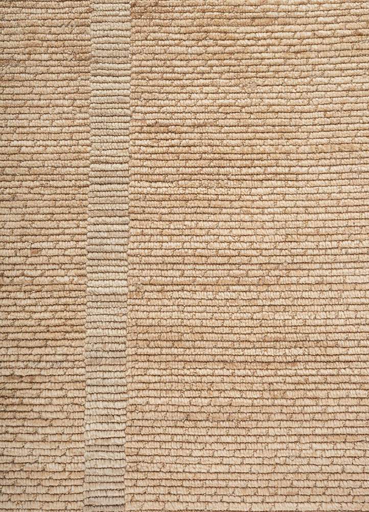 contour beige and brown wool Hand Loom Rug - CloseUp contour beige and brown wool Hand Loom Rug - CloseUp