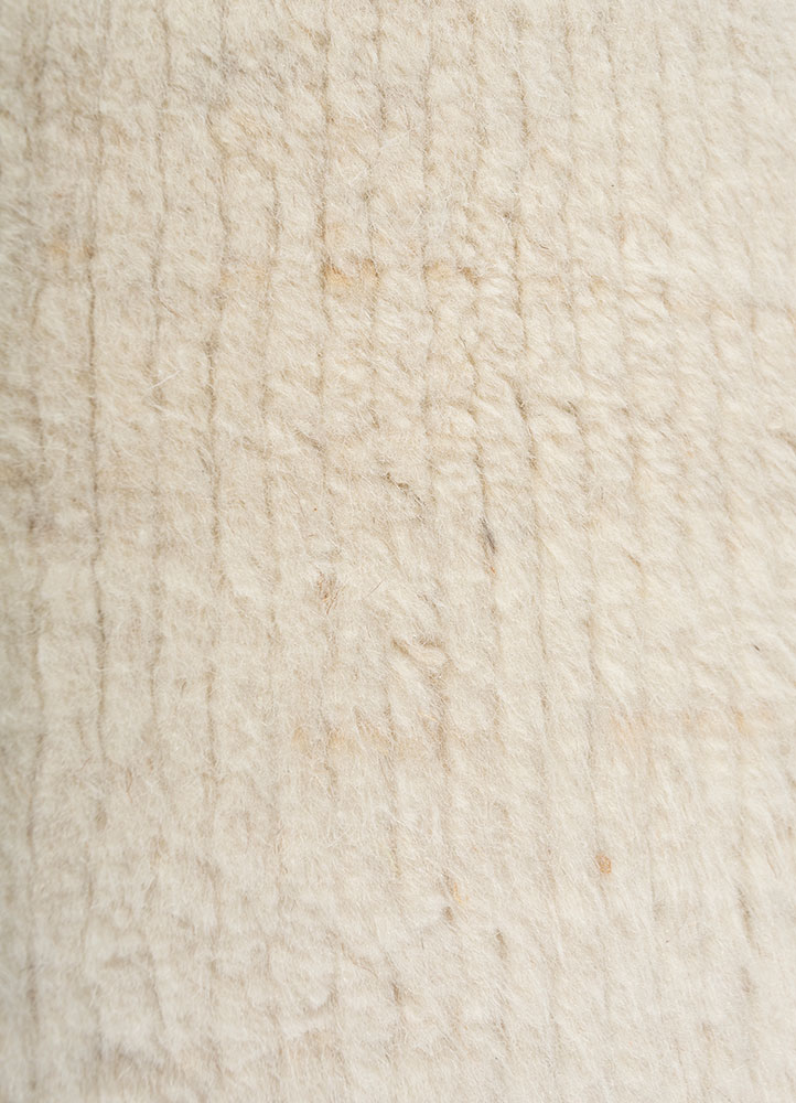 aprezo ivory wool Flat Weaves Rug - CloseUp