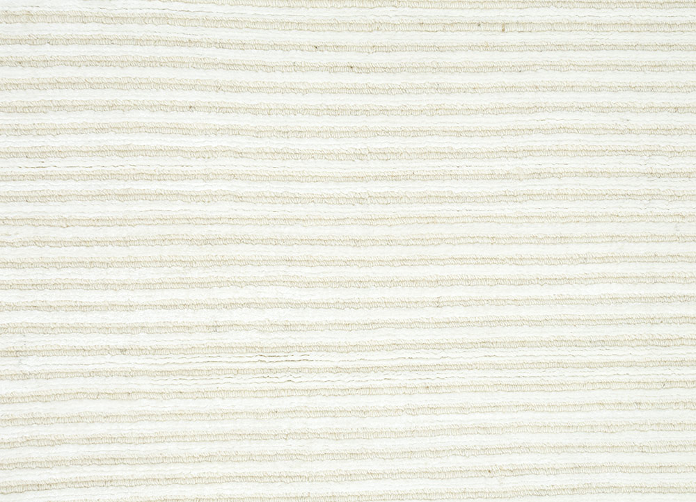 basis ivory wool and viscose Hand Loom Rug - CloseUp