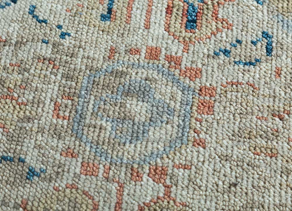 savana blue wool Hand Knotted Rug - CloseUp savana blue wool Hand Knotted Rug - CloseUp