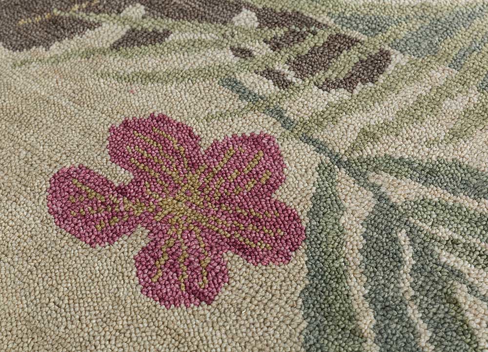 pansy multi wool Hand Knotted Rug - CloseUp pansy multi wool Hand Knotted Rug - CloseUp