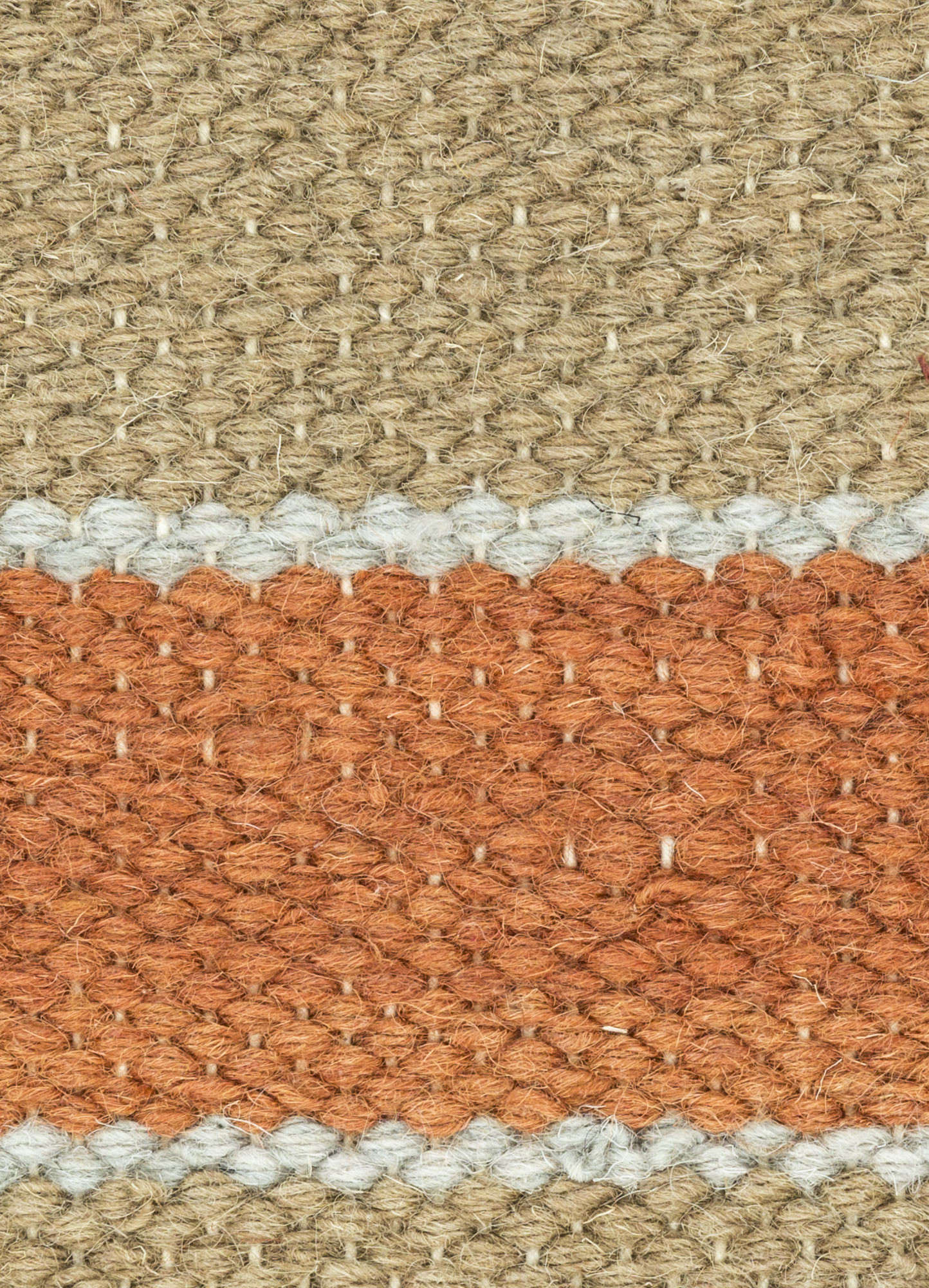 indusbar red and orange wool Flat Weaves Rug - CloseUp indusbar red and orange wool Flat Weaves Rug - CloseUp