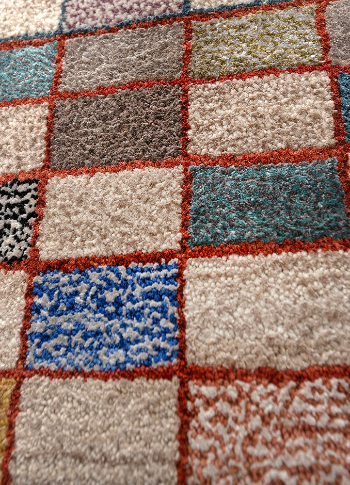 freedom manchaha ivory wool and bamboo silk Hand Knotted Rug - CloseUp freedom manchaha ivory wool and bamboo silk Hand Knotted Rug - CloseUp
