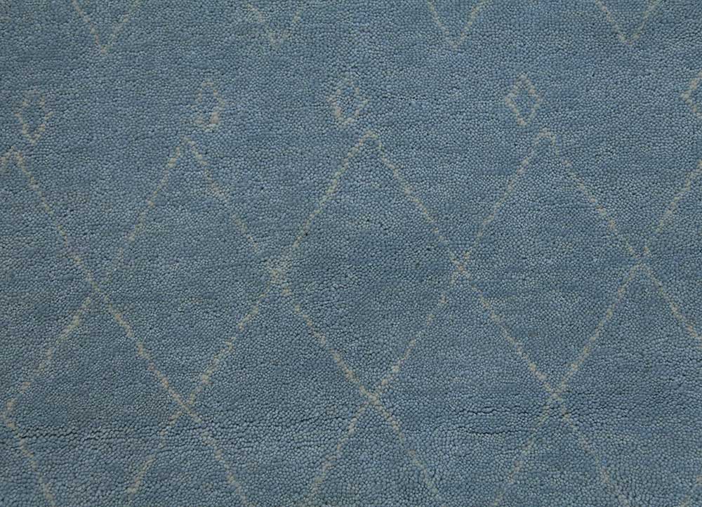 zuri green wool Hand Knotted Rug - CloseUp zuri green wool Hand Knotted Rug - CloseUp
