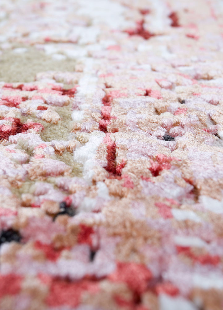 uvenuti ivory wool and bamboo silk Hand Knotted Rug - CloseUp uvenuti ivory wool and bamboo silk Hand Knotted Rug - CloseUp