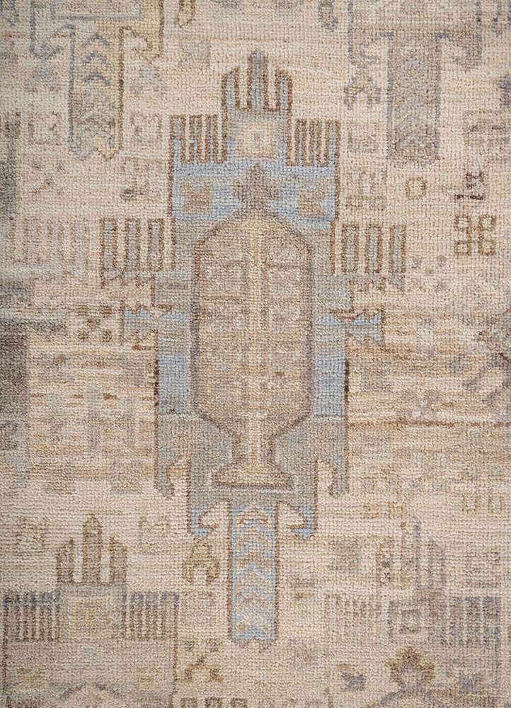 savana ivory wool Hand Knotted Rug - CloseUp savana ivory wool Hand Knotted Rug - CloseUp
