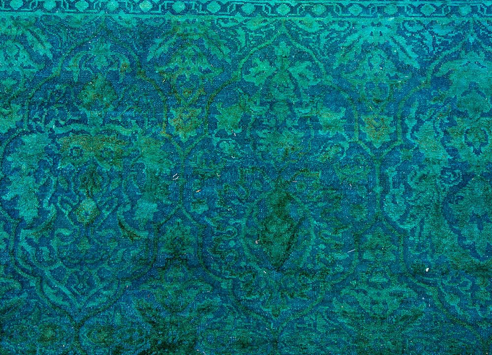 lacuna blue wool and silk Hand Knotted Rug - CloseUp lacuna blue wool and silk Hand Knotted Rug - CloseUp